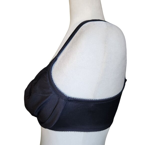 Wacoal Bodysuede Underwire Ultra Full Coverage Bra Black Women's Size 36C - Picture 4 of 13